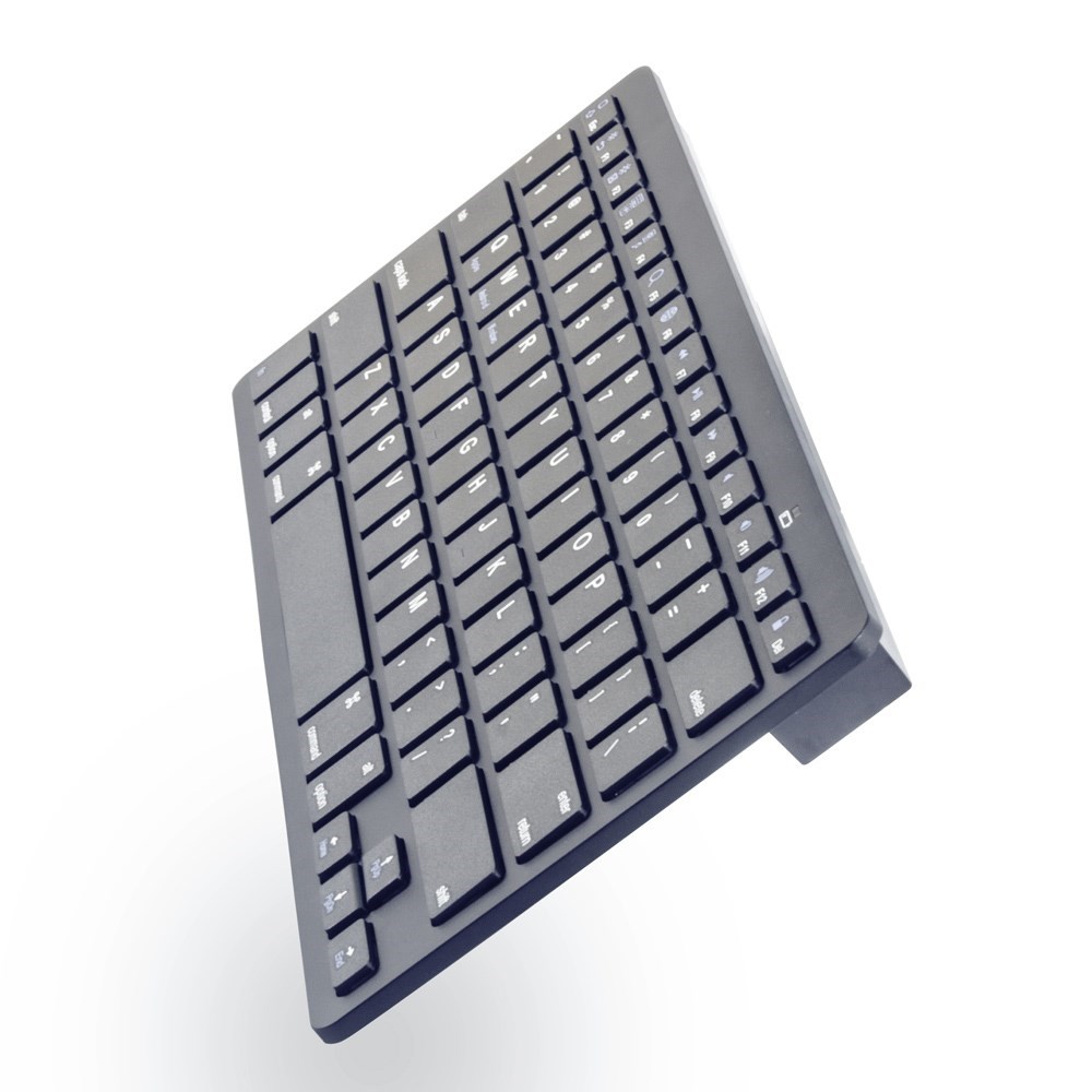 Universal Bluetooth 3.0 Tastatur (QWERTY) Keyboard (Batteriebetrieben) - Schwarz