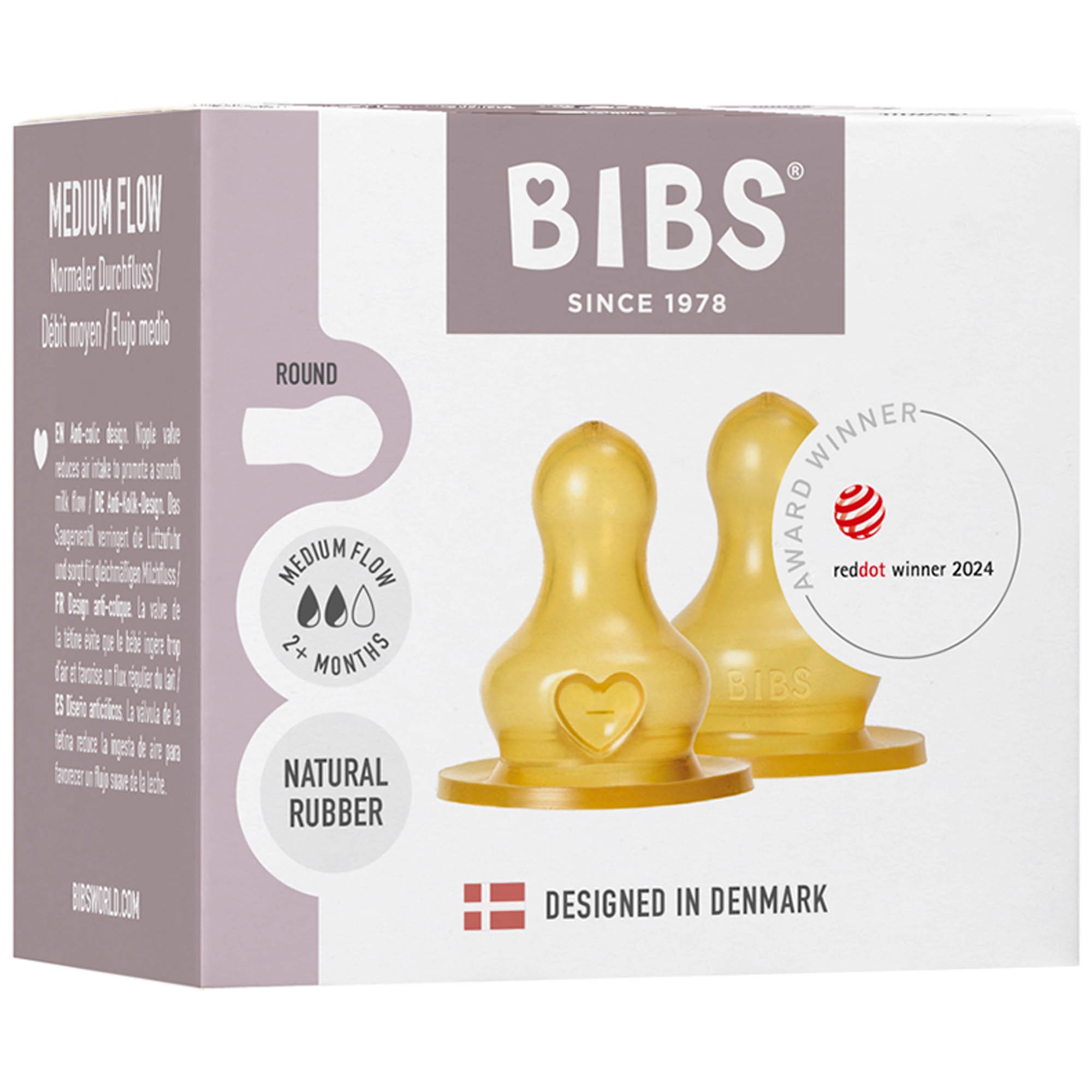 Bibs flesspeen Medium flow 2st - flesspenen - Prénatal