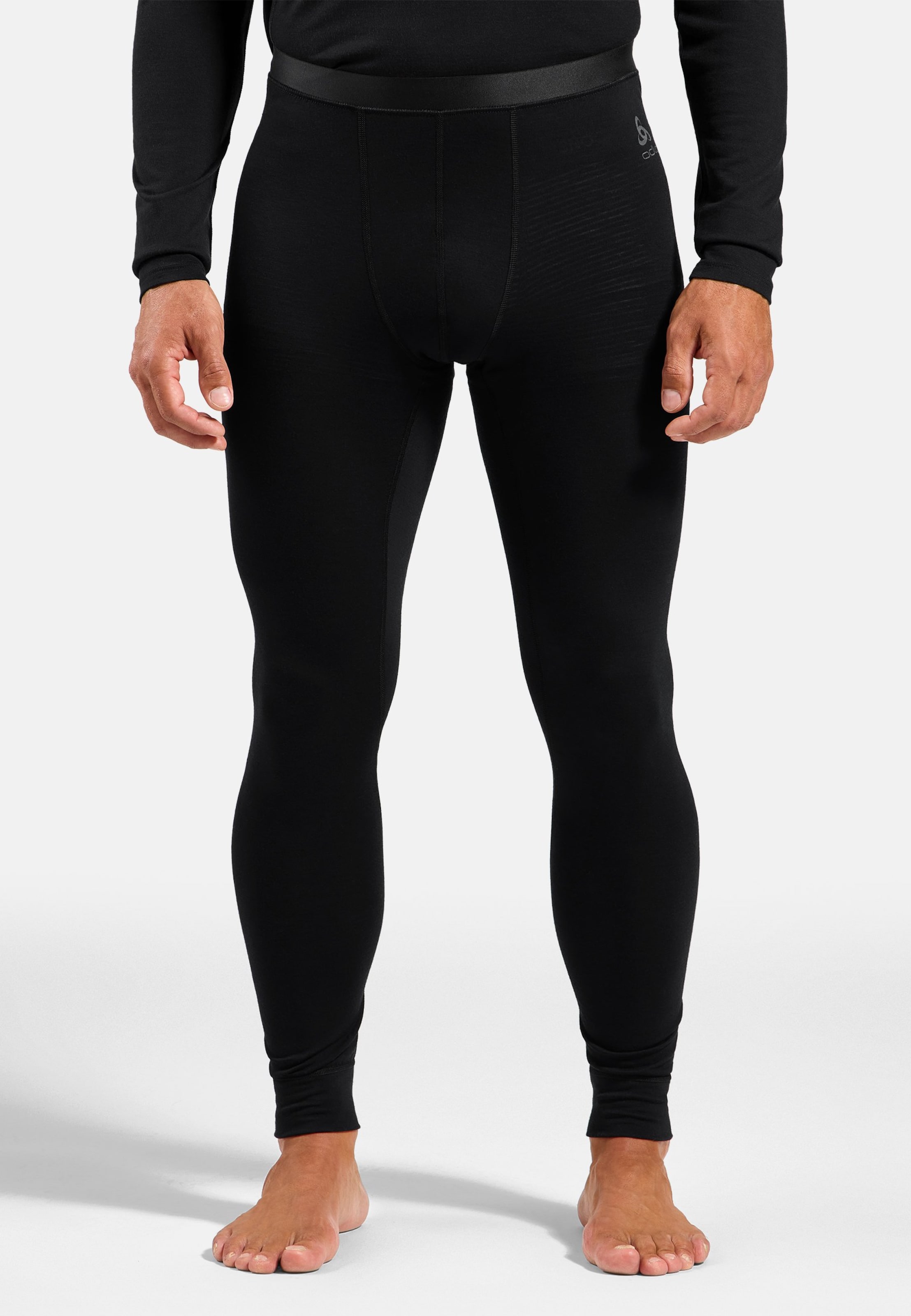 Natural Merino 160 Base Layer Tights in black
