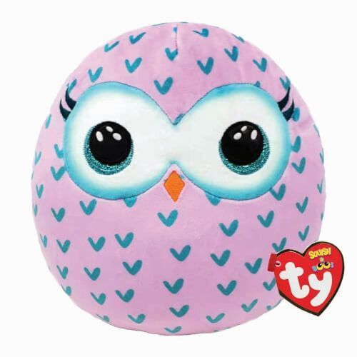 Winks Owl Squish A Boo 20cm,Material: 100% Polyester geprüft nach EN-71. Farbe: mehrfarbig