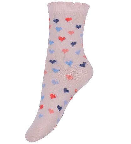Minymo Socken - 3er-Pack - Strawberry Ice
