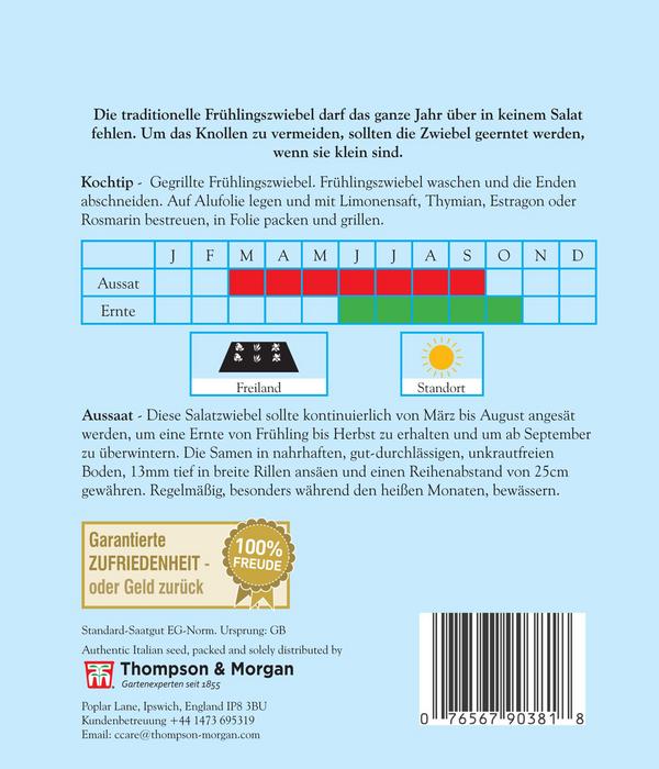 Thompson & Morgan Samen Salatzwiebel