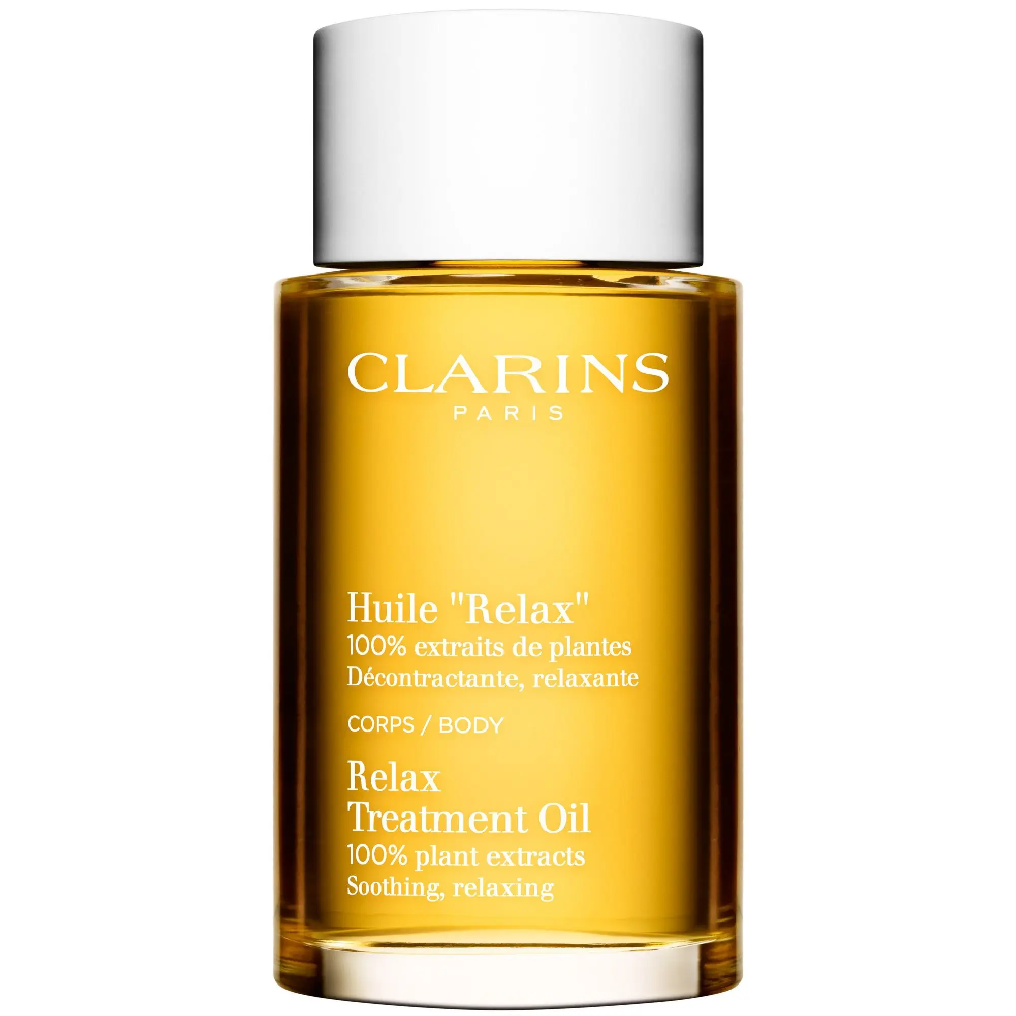 Clarins - Huile Corps Relax Huile corps 100% extraits de plantes- Massage