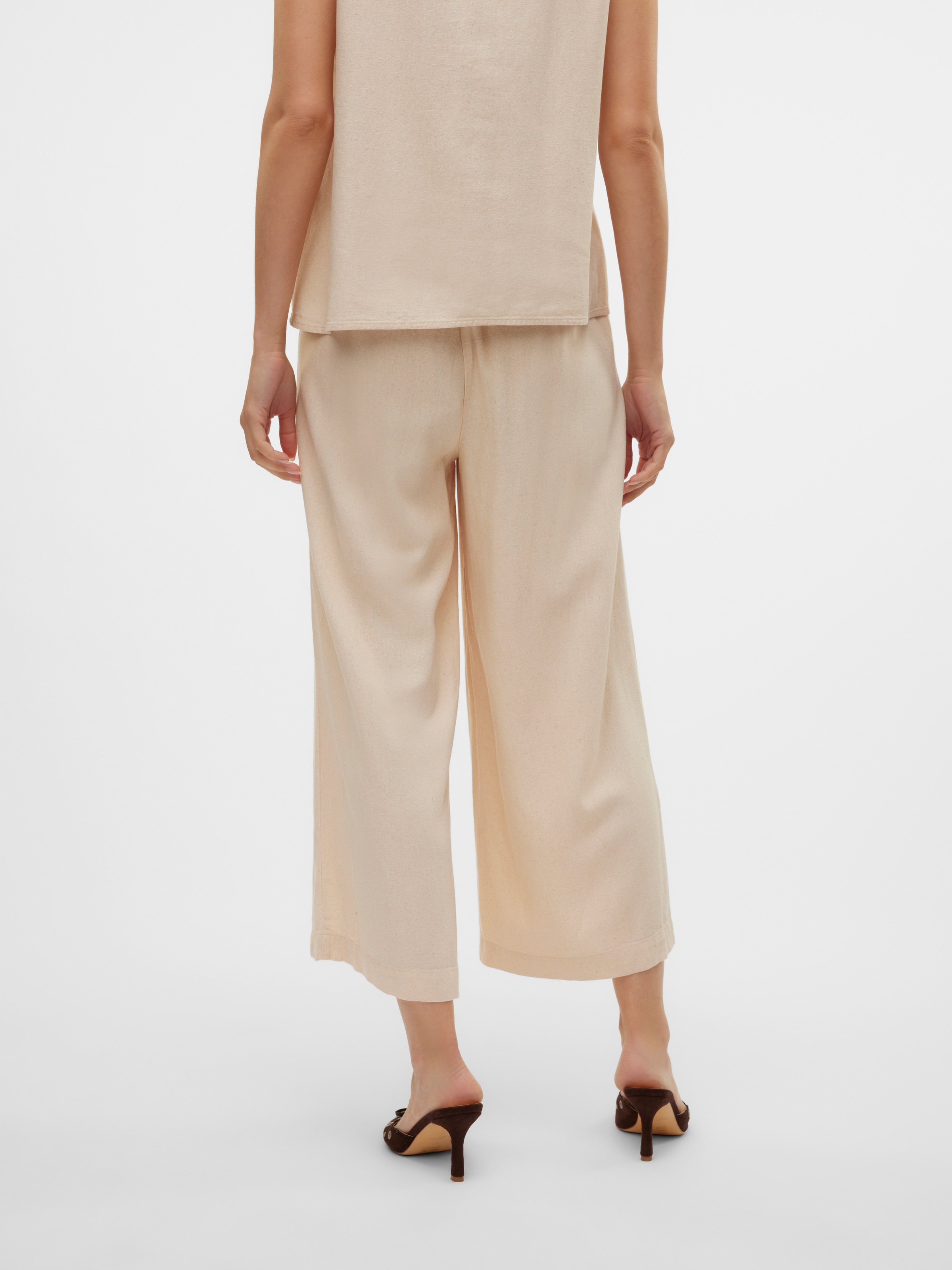 Vero Moda Culotte »VMMYMILO H/W CULOTTE PANT WVN GA«  mit Leinen