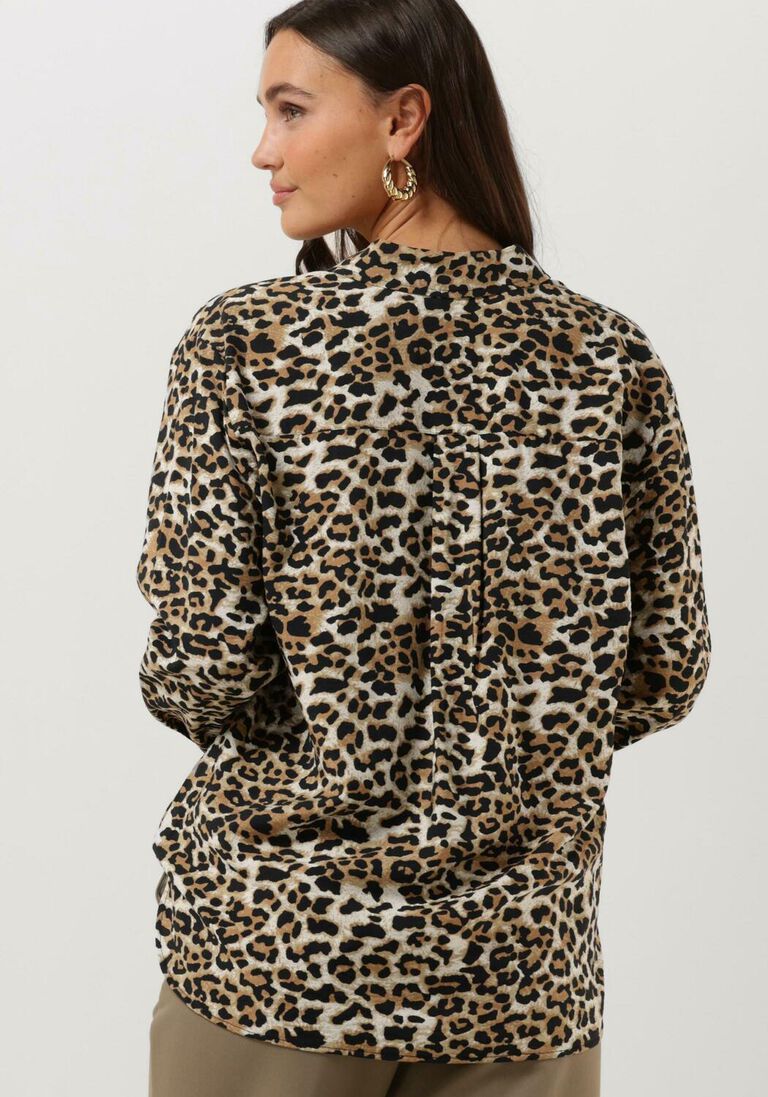 SELECTED FEMME leopard selected femme blouse slfsalli ls oversize shirt