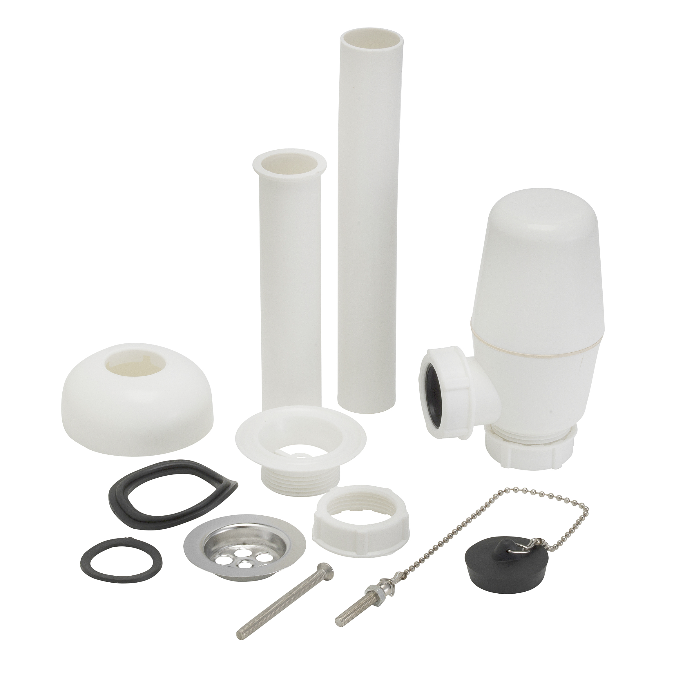 Mueller PVC plug-bekersifons 5/4x32 wit