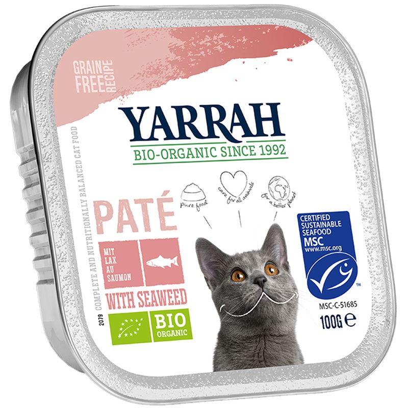 Lot 3 saveurs Yarrah Bio Pâté 8 x 100 g
