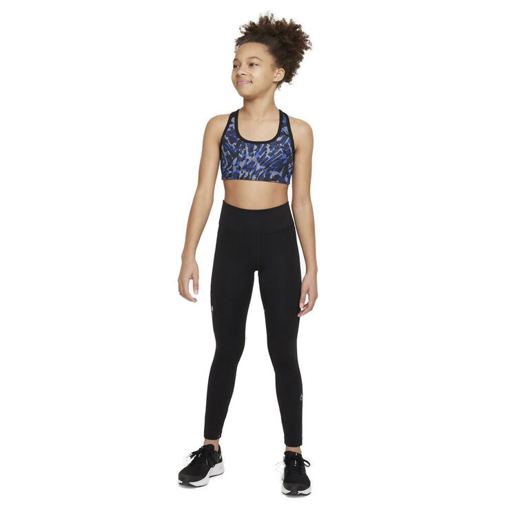 Nike Swoosh Reversible sports bh Blå
