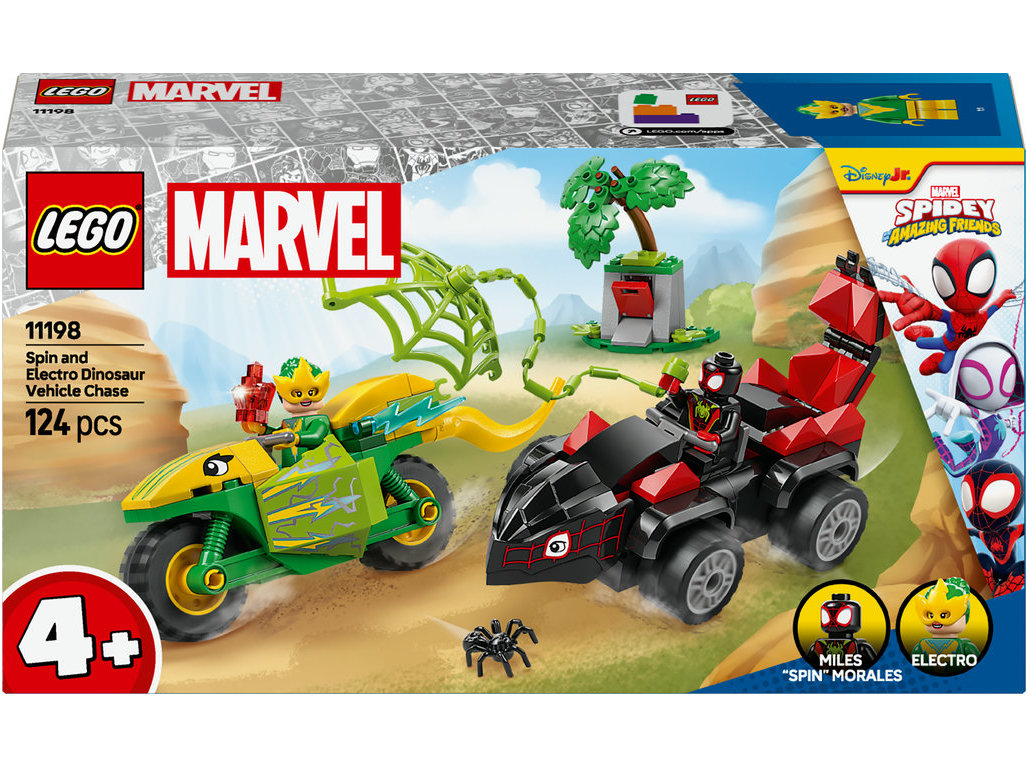 PERSEGUIÇÃO VEÍCULOS DINO LEGO SPIDEY