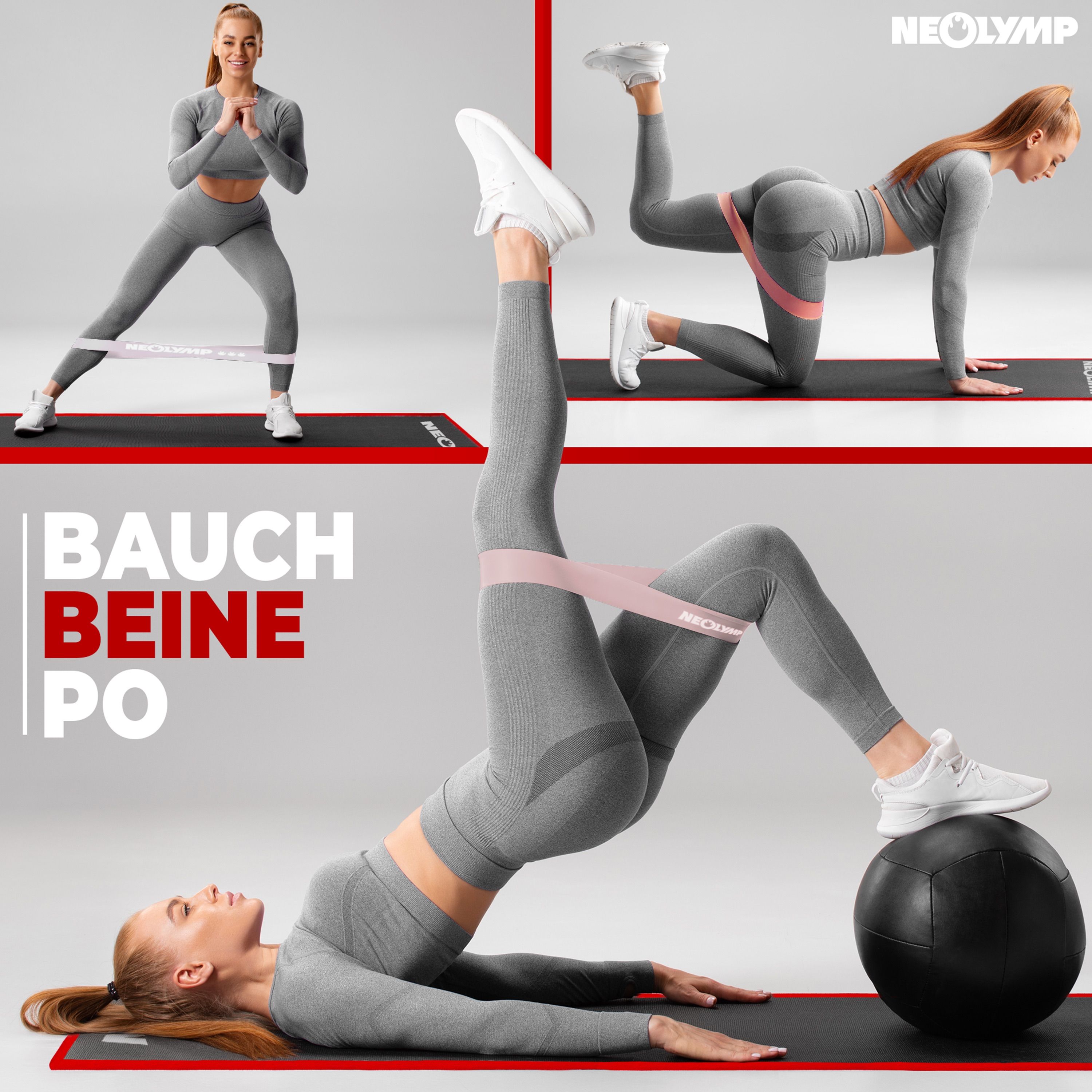 NEOLYMP Fitnessbänder Kurz