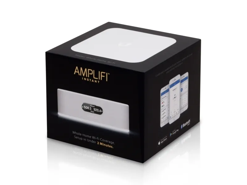 AmpliFi Instant AFi-INS - Wi-Fi-system - (router, forlænger) - op til 4000 sq.ft - mesh 1GbE - Wi-Fi 5 - Dual Band