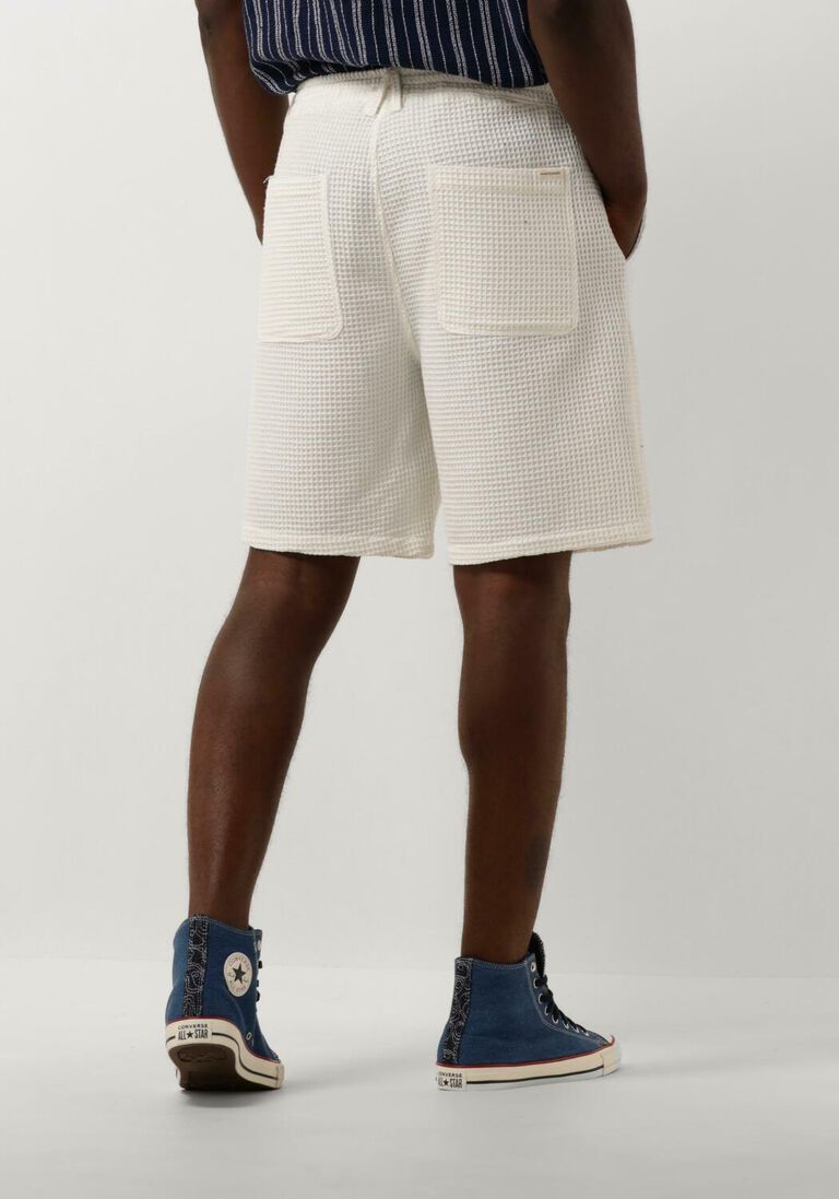 ANERKJENDT witte anerkjendt korte broek aklt jan waffle ela shorts