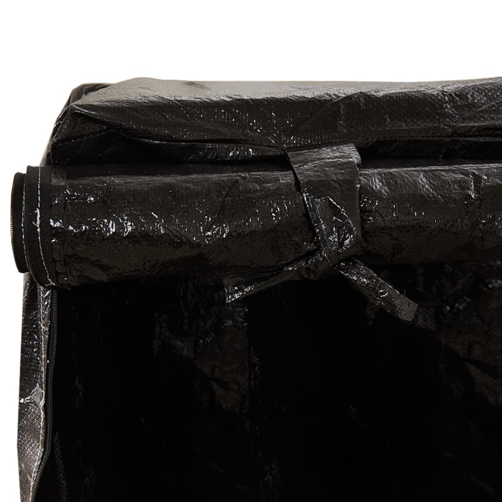 Housses de balancelle 2 pcs 12 œillets 215x150x130/150 cm pe