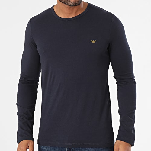 Tee Shirt Manches Longues 111653-3F722 Bleu Marine