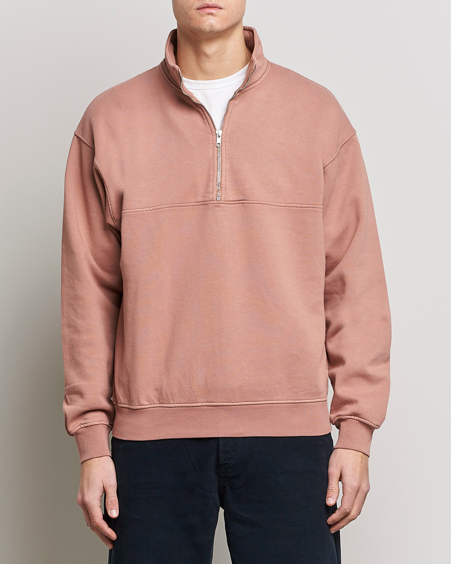 Colorful Standard Classic Organic Half-Zip Rosewood Mist