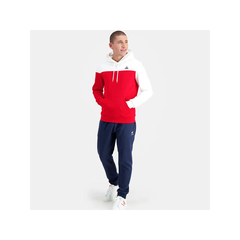 Sweat capuche N2 rouge Le Coq