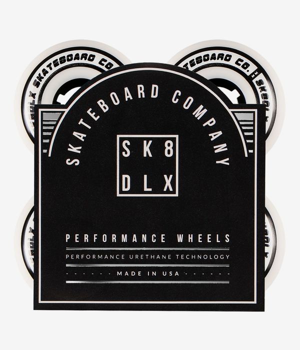 skatedeluxe Conical Rollen (white) 51mm 100A 4er Pack