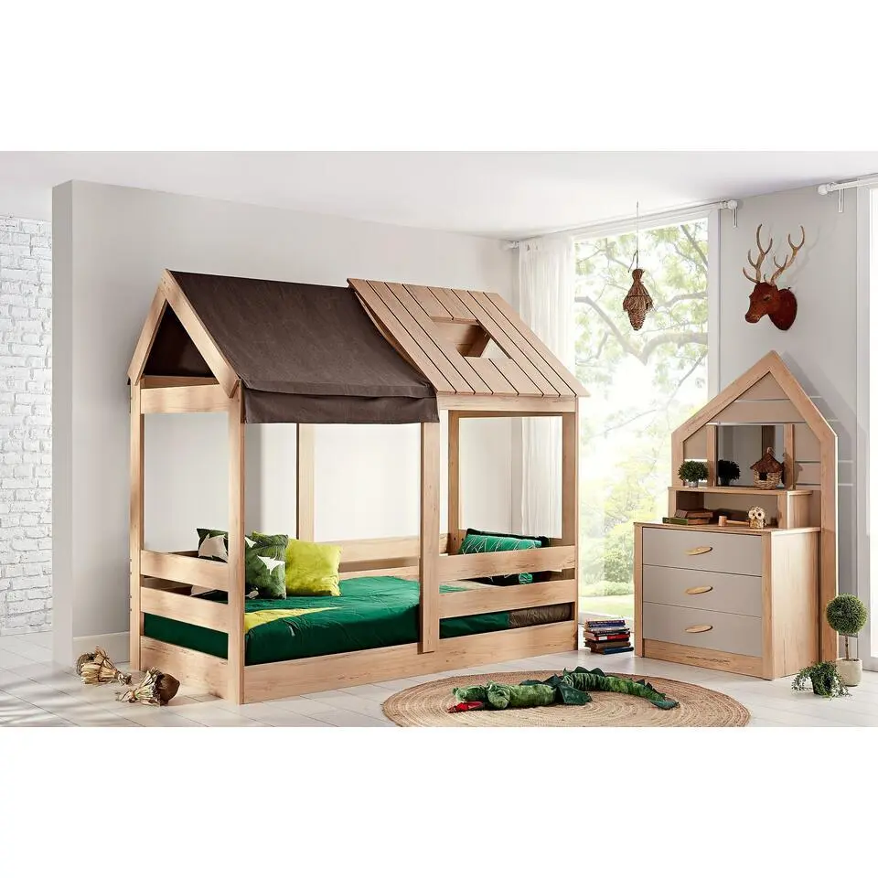 Cento commode ladekast huisje met spiegel kinderkamer