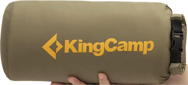 KingCamp Contour Decke mit Druckknöpfen 175 x 135 cm Olive Green