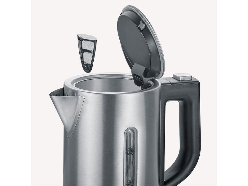 Severin Wasserkocher WK 3647 0.5 l, Silber Edelstahl Wasserkocher
