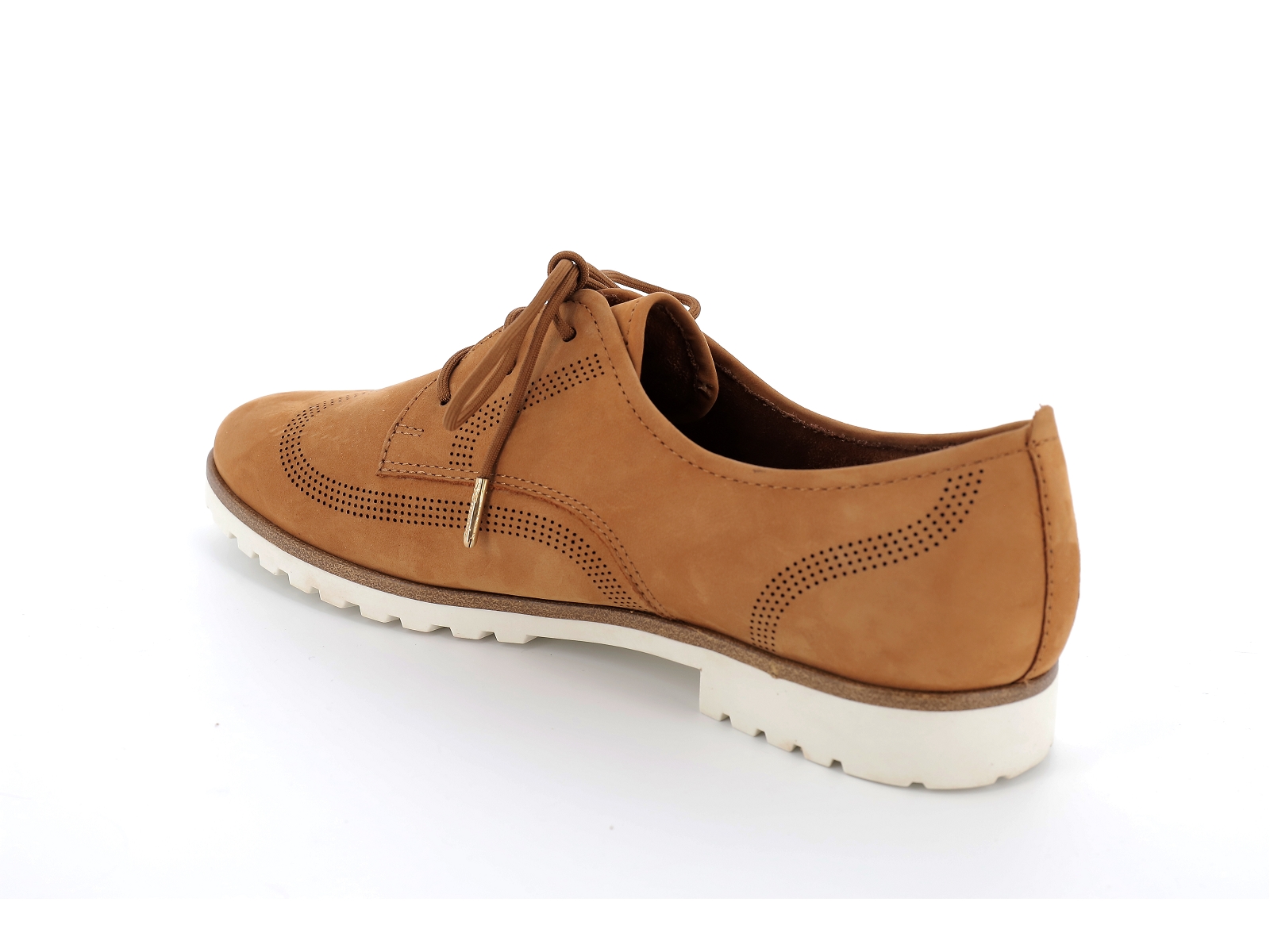 Tamaris-23210 Nubuck Velours Marron