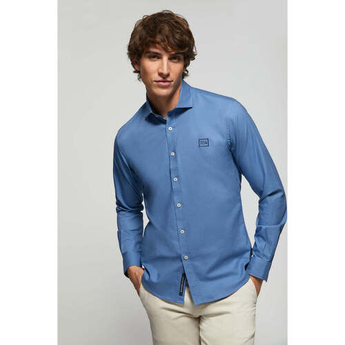 Polo Club - BLOCK FRAME MKT OXFORD SHIRT Azul