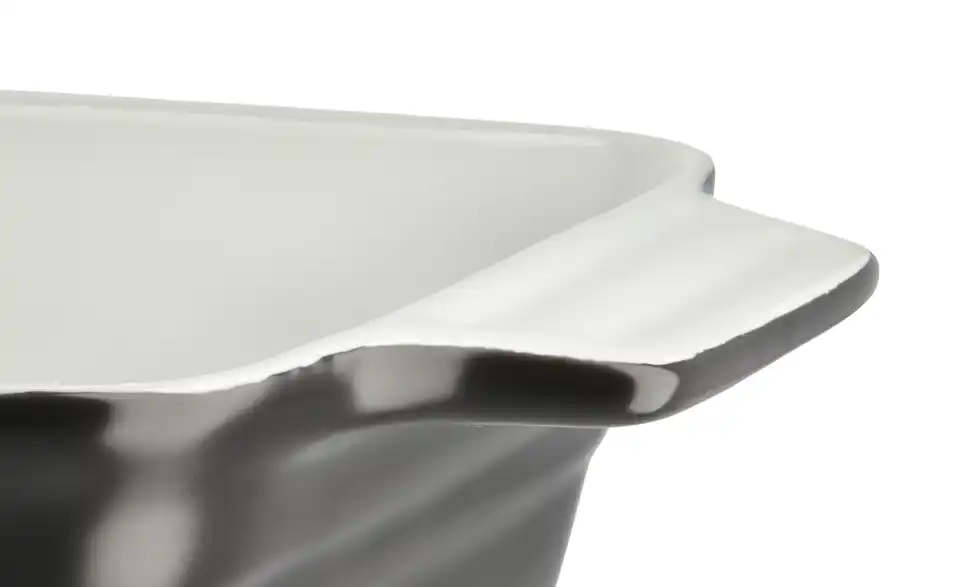 KHG Auflaufform Schwarz 34 cm