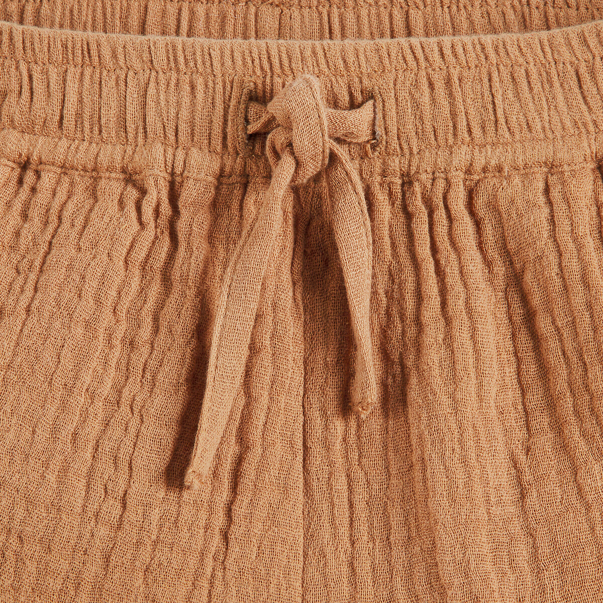COLEÇÃO LA REDOUTE<br>Shorts e camisa em gaze de algodão dupla