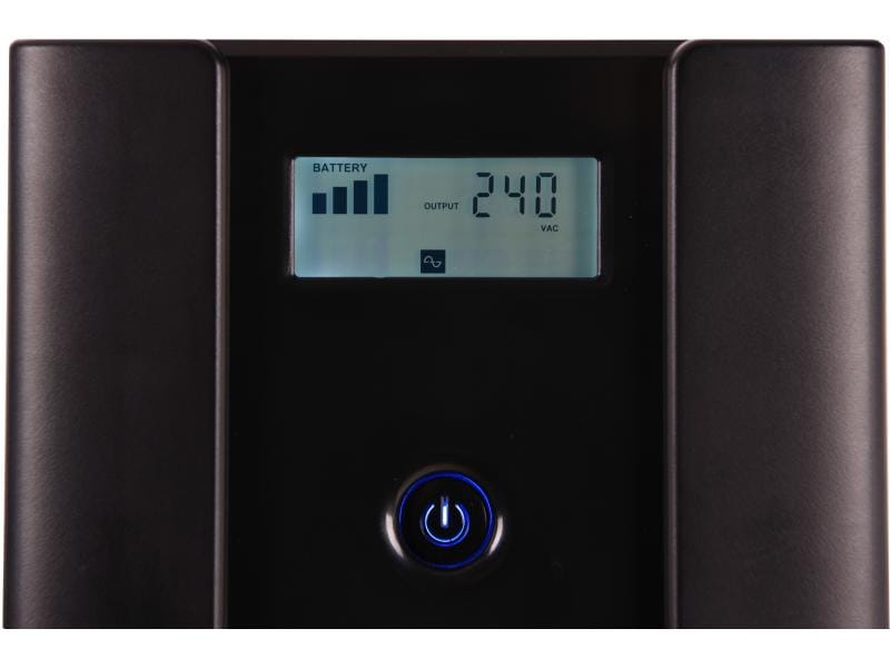 SICOTEC USV USV PCM RPT 2000 AP 2000 VA / 1200 W Professionelle USV im Einstiegs-Segment mit LCD-Display