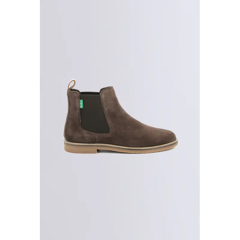TYGA MARRON FONCE BOOTS Cuir Homme