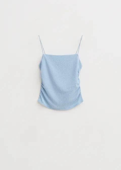 Singlet met dunne bandjes blauw (BLW.L)