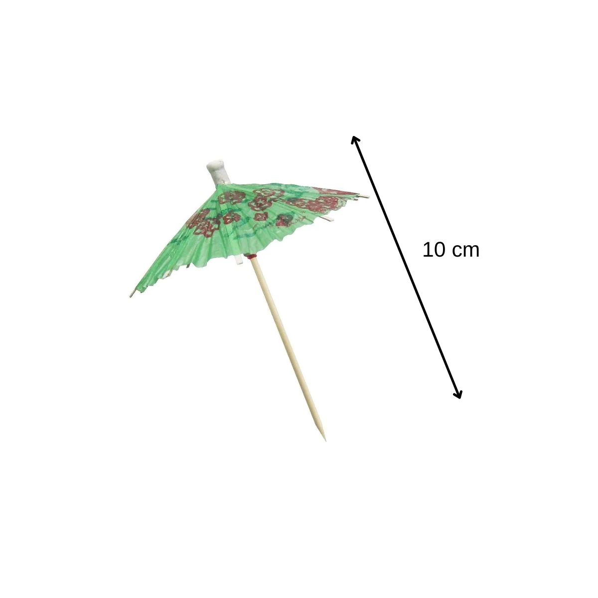 2 Lots de 20 mini parasols pour cocktail Fackelmann