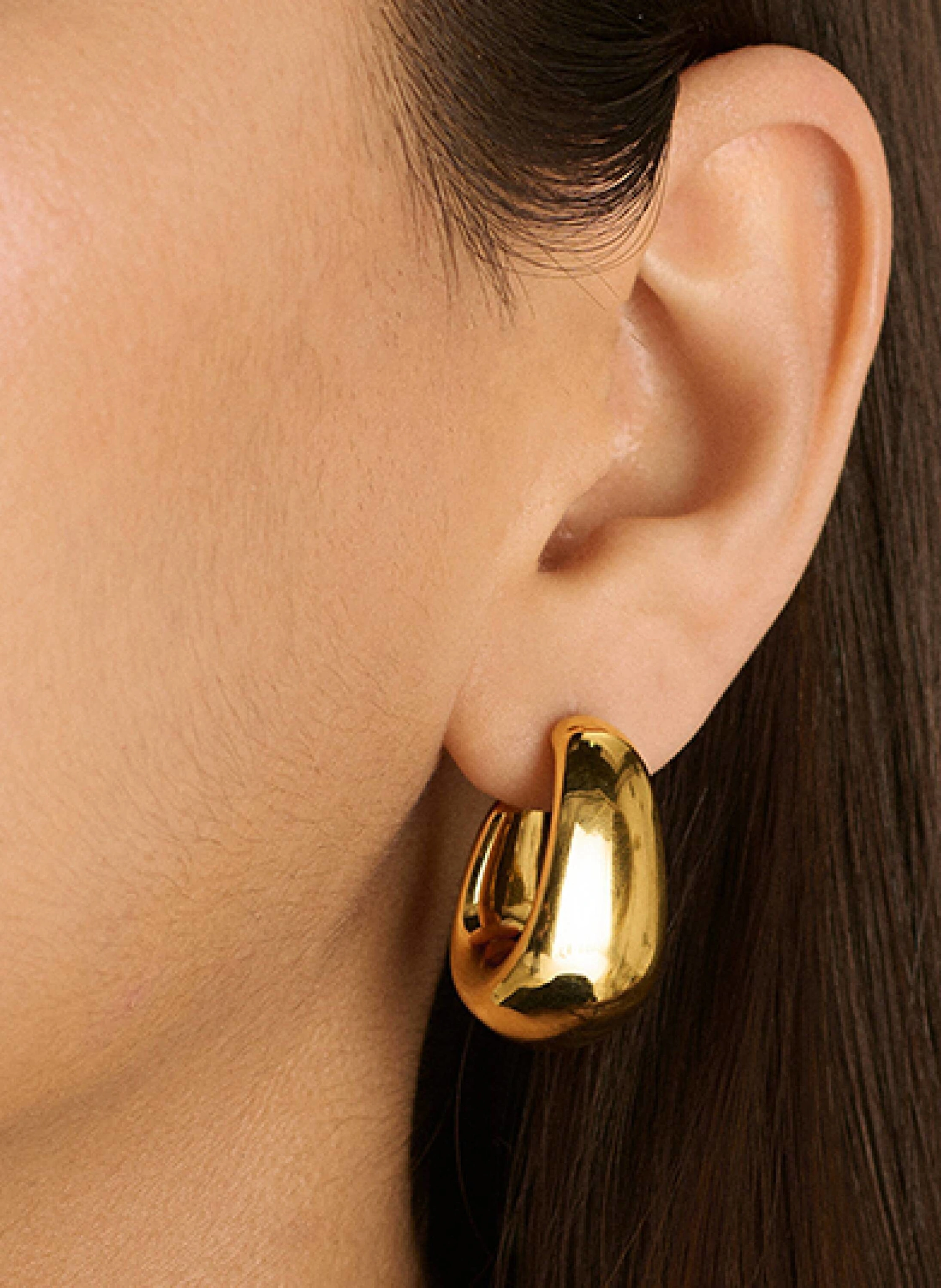 Pompidou Ohrhänger MINI ELIA OVAL STUD by GLAMBOU