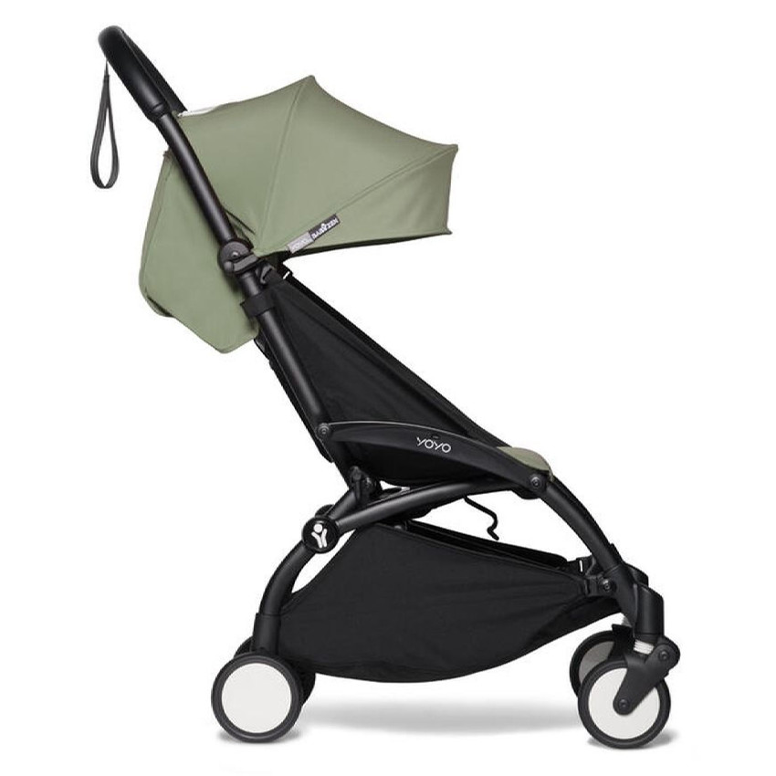 Poussette complète YOYO² nouveau pack 0+ et 6+ châssis noir Olive