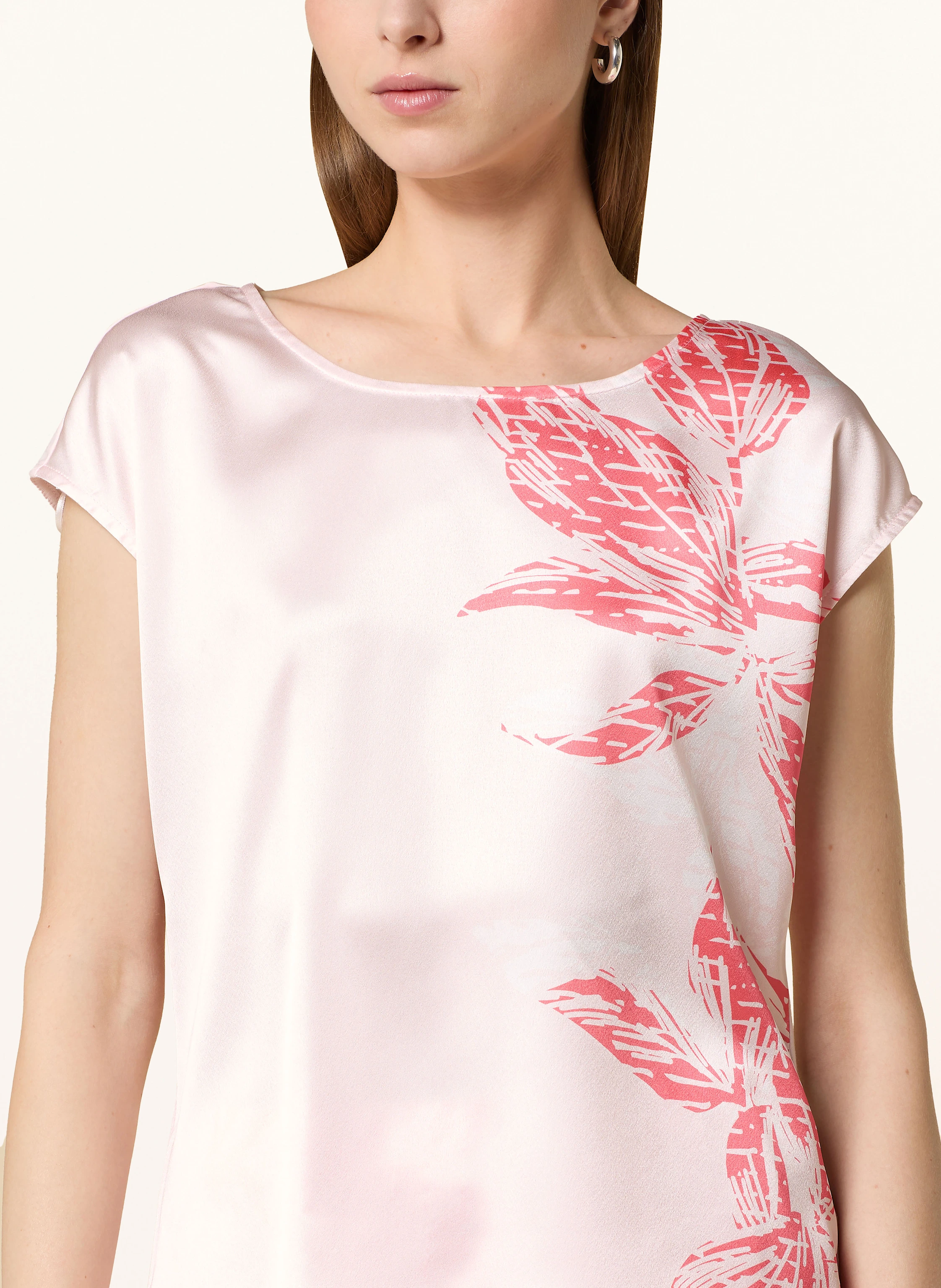 comma Blusenshirt im Materialmix