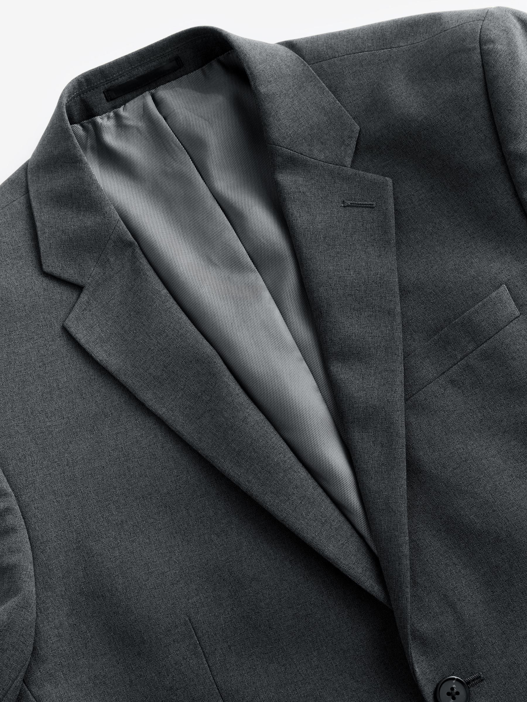 Antraciet - Slim Fit - Must-have kostuum: colbert