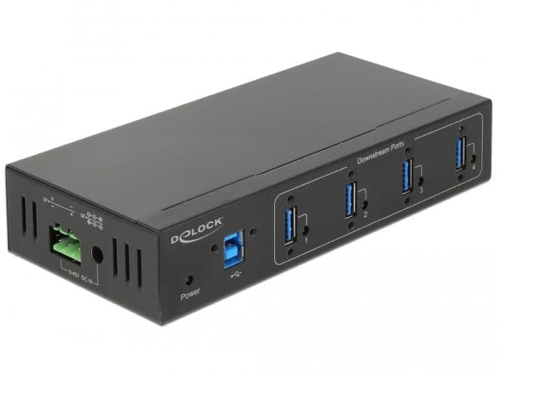 Delock USB-Hub 63309 USB 3.0 - 4x Typ-A 4-Port-USB-Hub mit ESD-Schutz