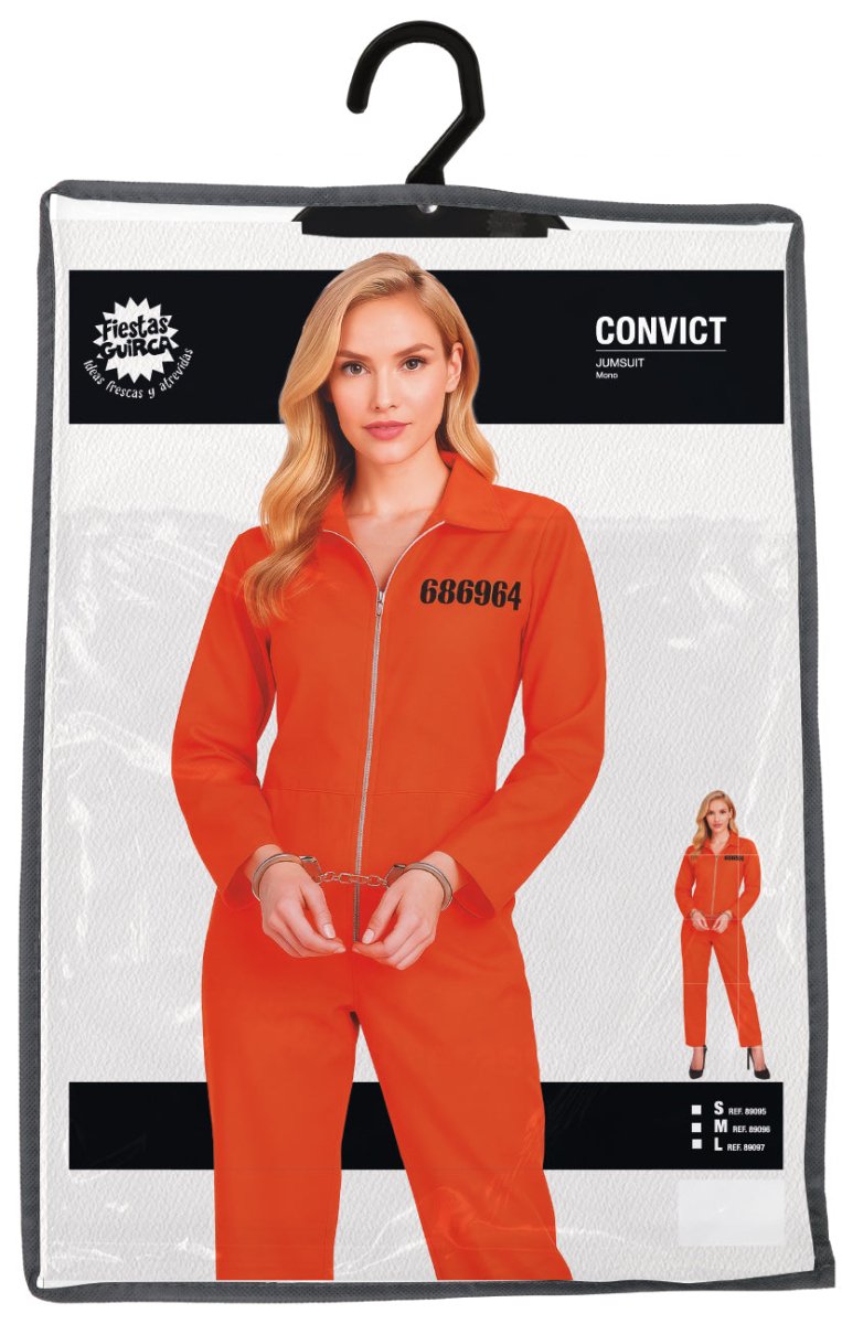 Boevenpak Oranje Dames Jumpsuit