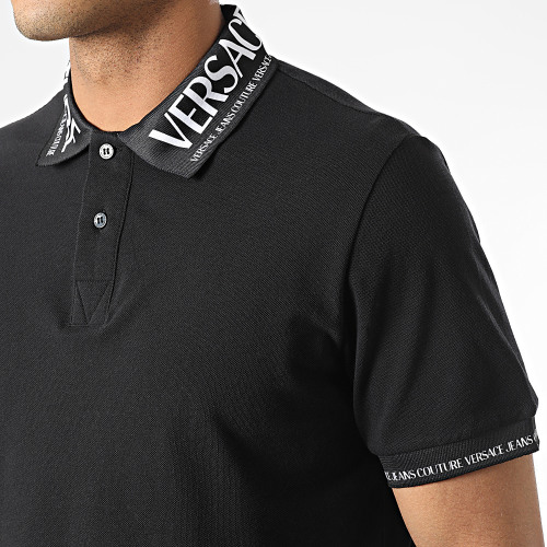 Polo Manches Courtes Logo 74GAGT02-CJ01T Noir