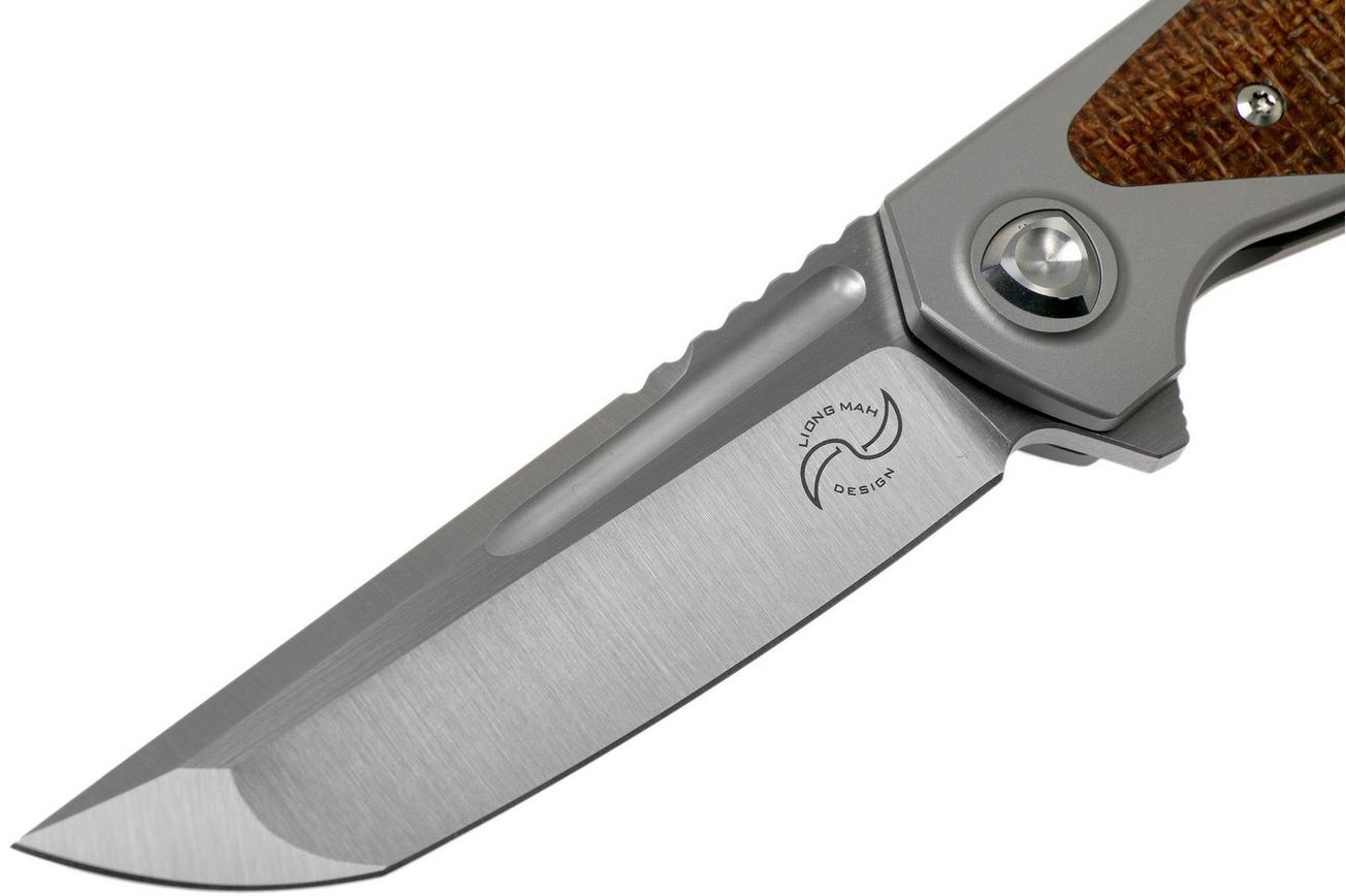 Liong Mah Warrior Two V3 Burlap Micarta zakmes