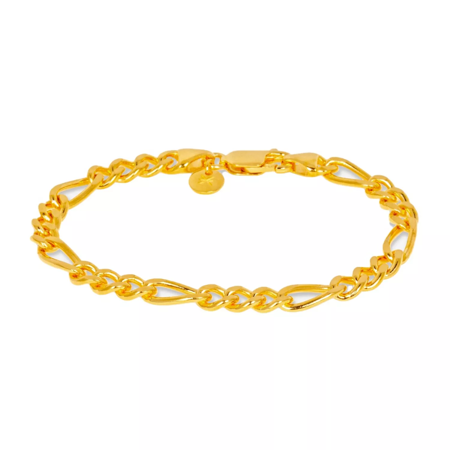 IX Studios Chunky Figaro Armbånd 22 kt. Forgyldt Sølv DMV0341GD