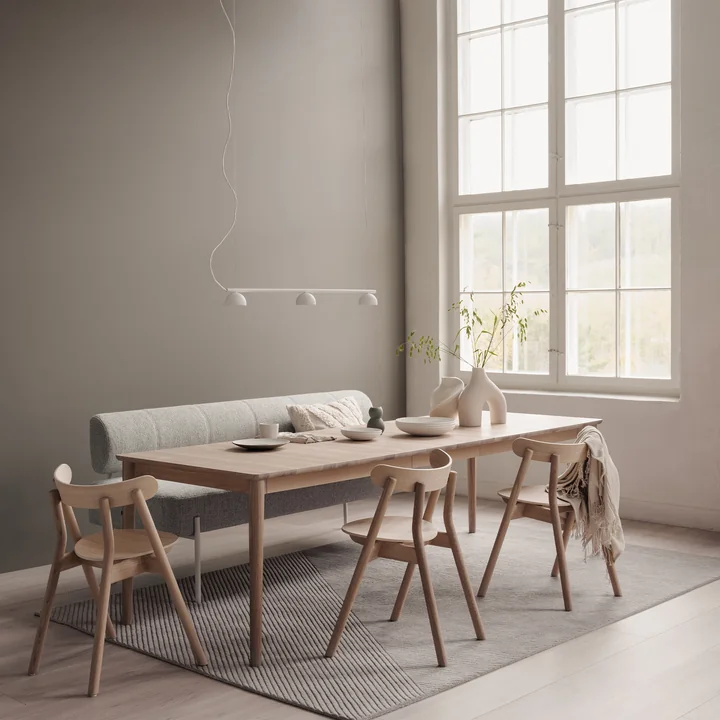 Northern - Expand Esstisch 200 x 90 cm, Eiche hell geölt