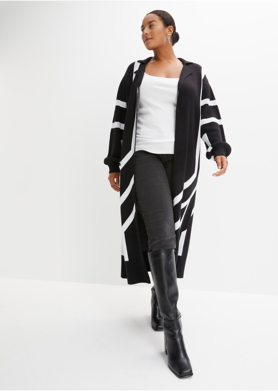 Gilet long en maille
