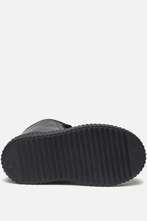 Muyters veterboots blauw Leer