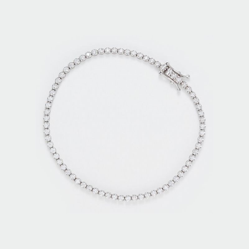 Bracelet Or Blanc et Diamant