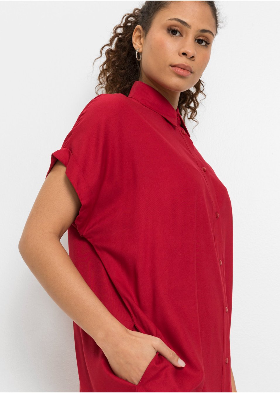 Robe-chemise en viscose