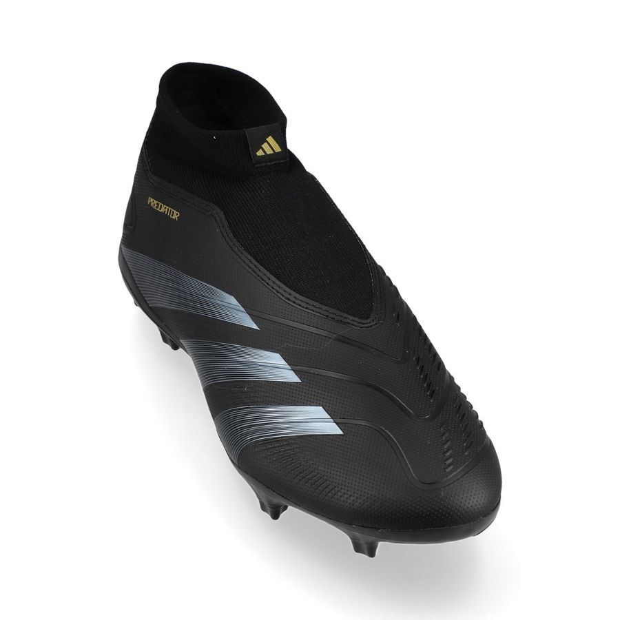 adidas Predator League Laceless FG Dark Spark - Noir/Gris/Doré