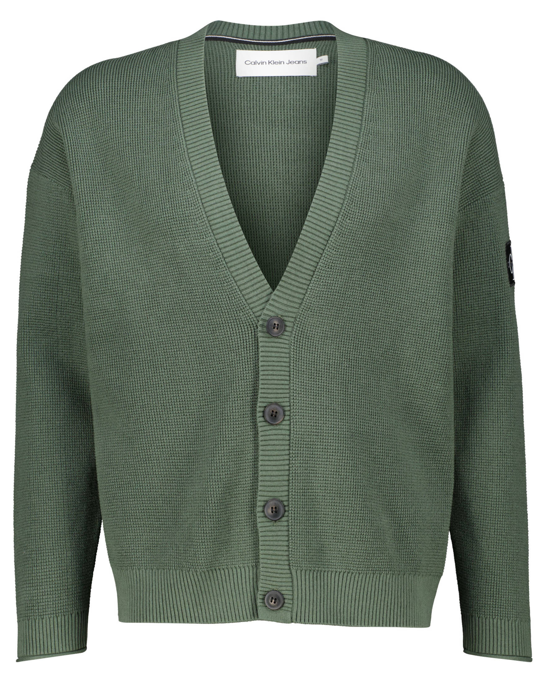 CALVIN KLEIN JEANS| Herren Strickjacke BADGE SKATER CARDIGAN
