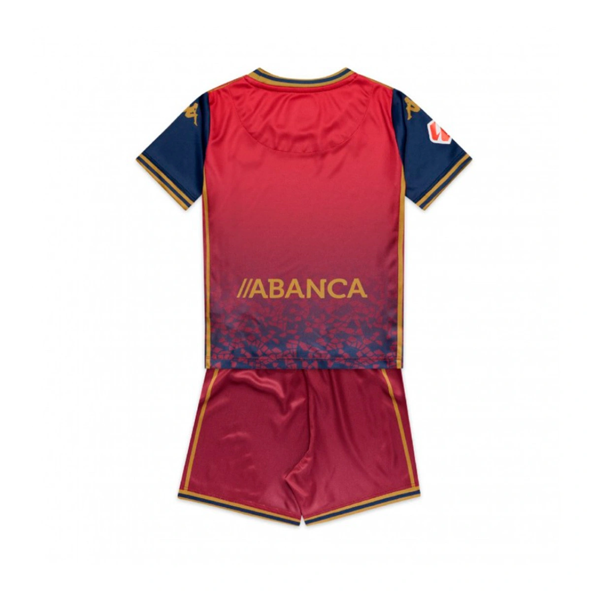 Conjunto Kappa Deportivo La Coruña Segundo Equipamento 2025-2026 Criança