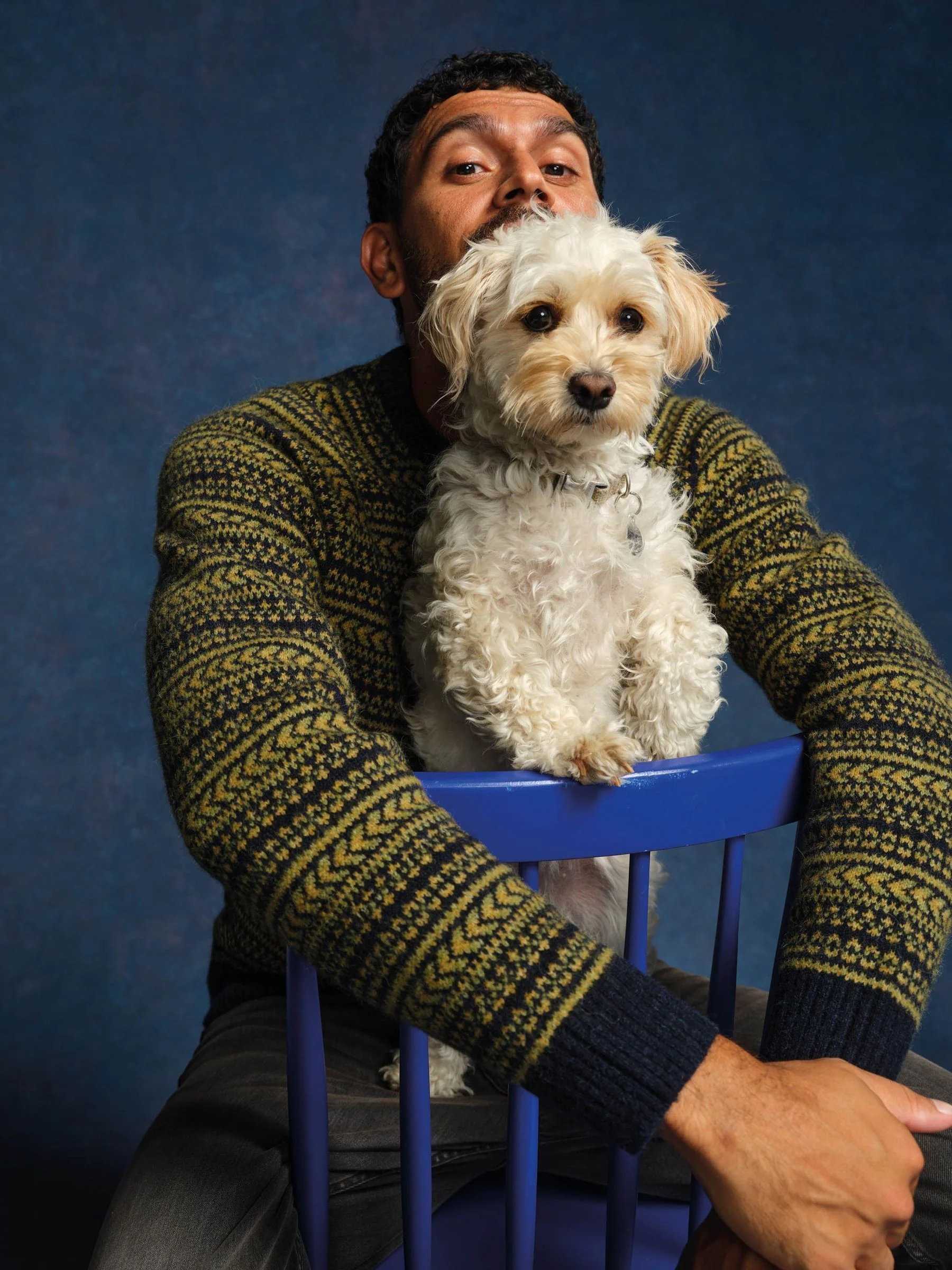 White Stuff Brockton Fairisle Pattern Crew Neck Jumper